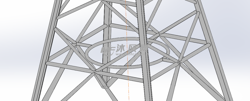 输电塔模型 - 建筑模型图纸 - 沐风网