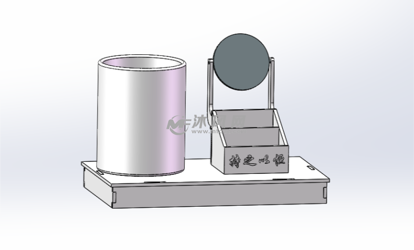 办公用品笔筒模型