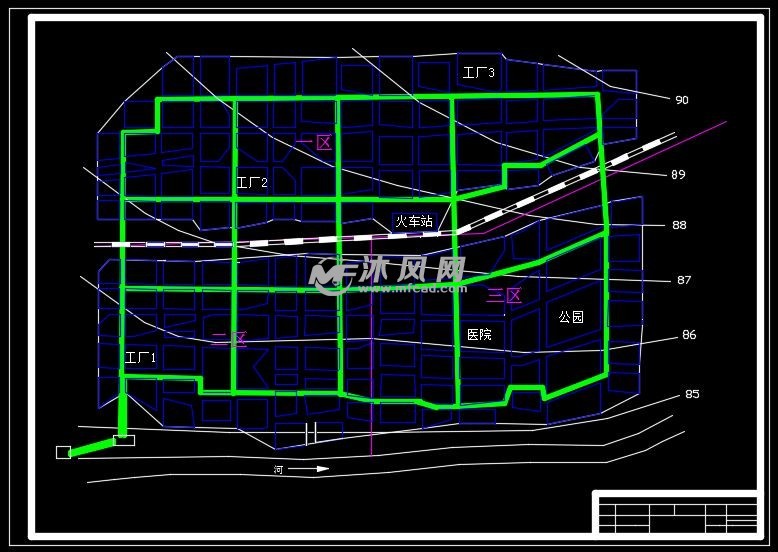 某小城市排水管网规划设计