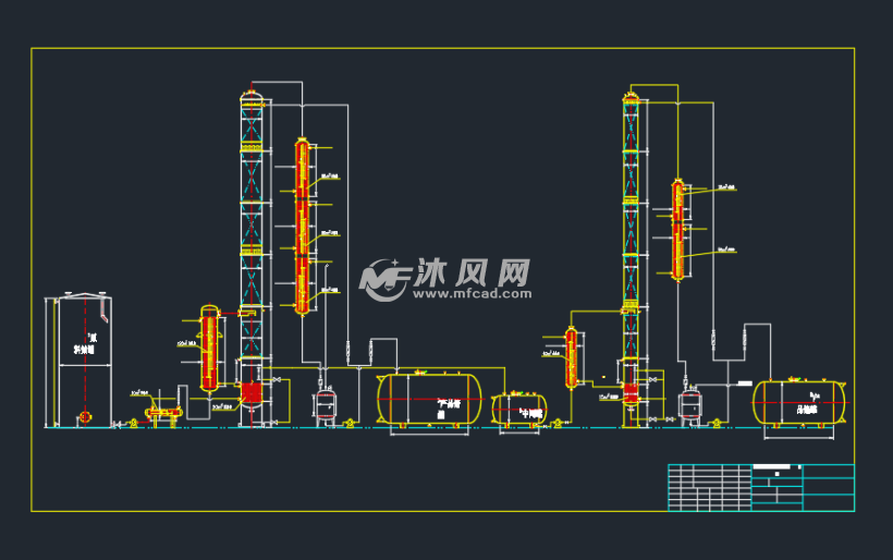 精馏塔设计图纸