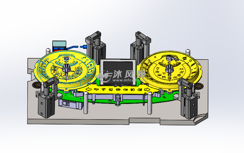 汽车仪表盘放置夹紧治具