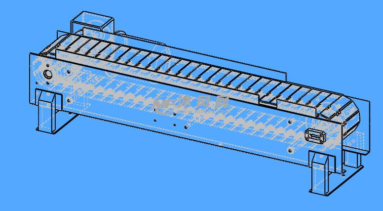 链板传输模型图