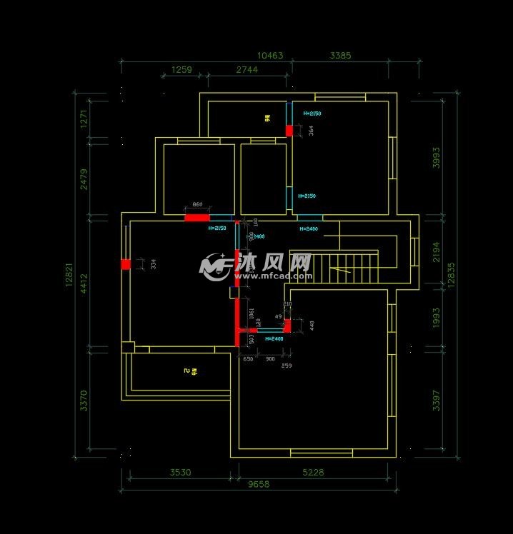 别墅室内设计平面图