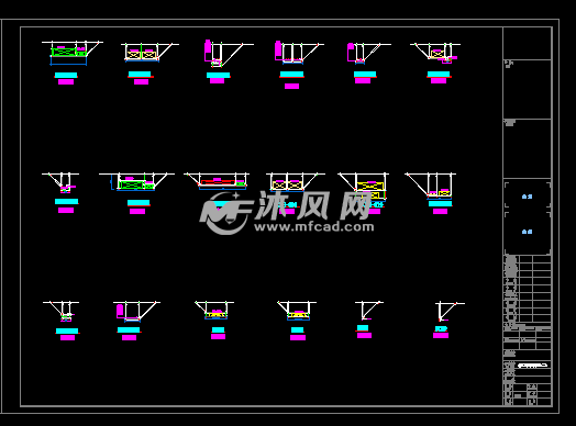 抗震支架布置图及详图