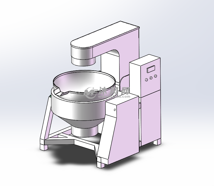 200l全自动行星搅拌炒锅 - 食品机械图纸 - 沐风网