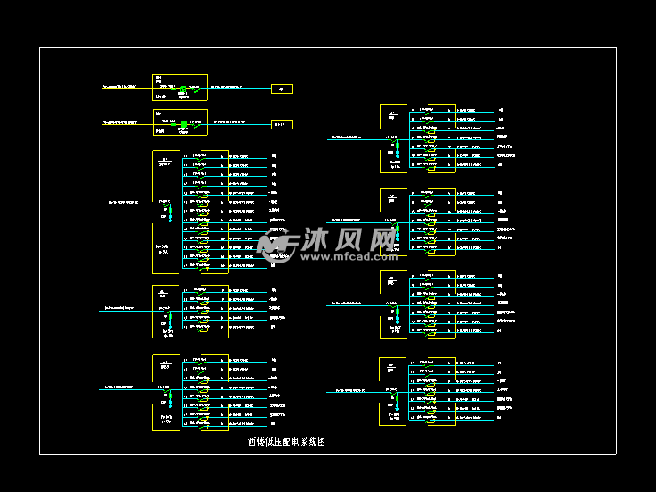 某商业建筑强弱电图纸