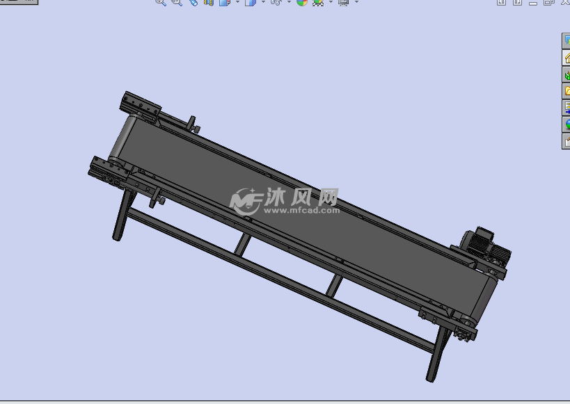 皮带流水线模型图