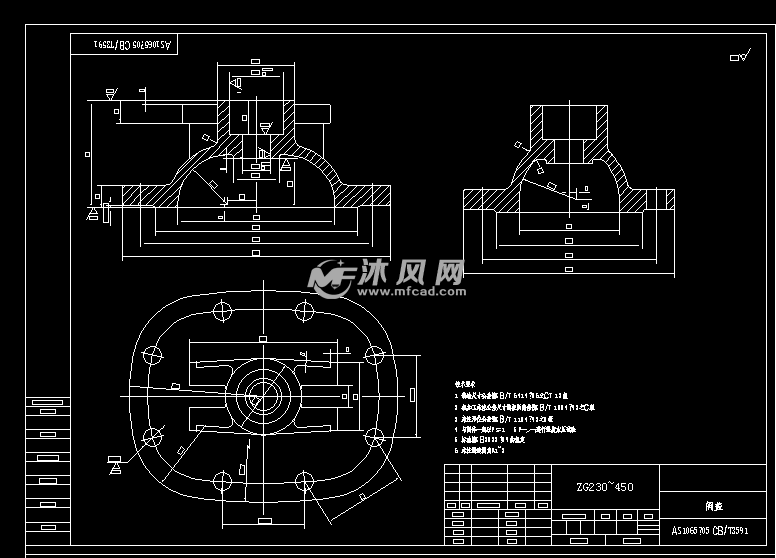 cb/t3591法兰油轮闸阀图纸(9种型号)