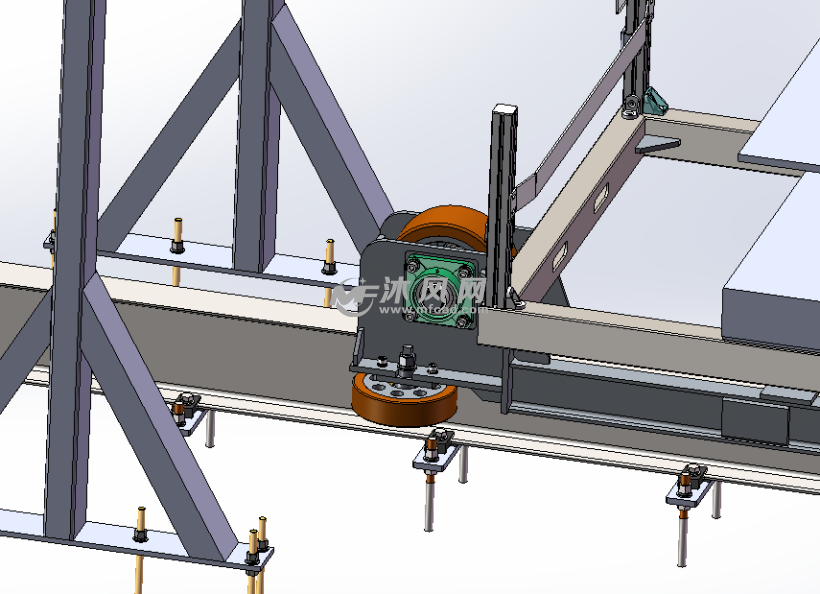 单立柱堆垛机设计模型