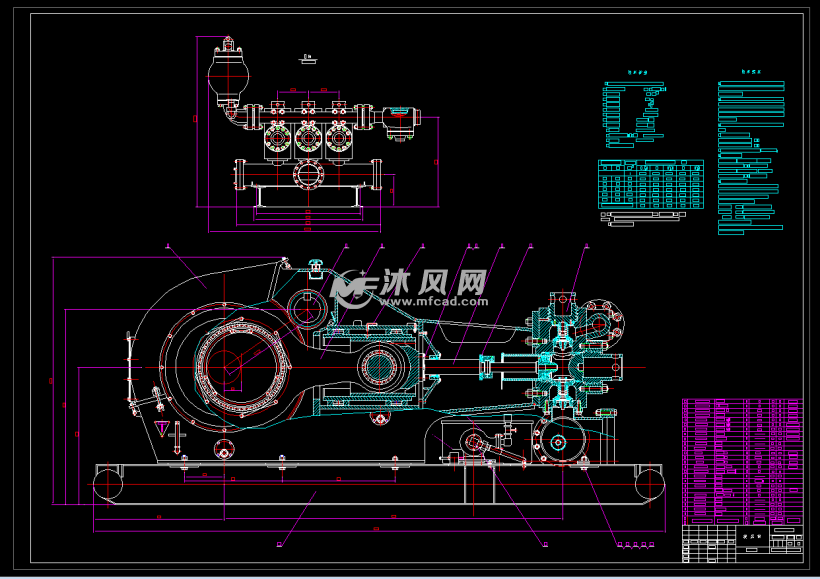 f1000泥浆泵图纸