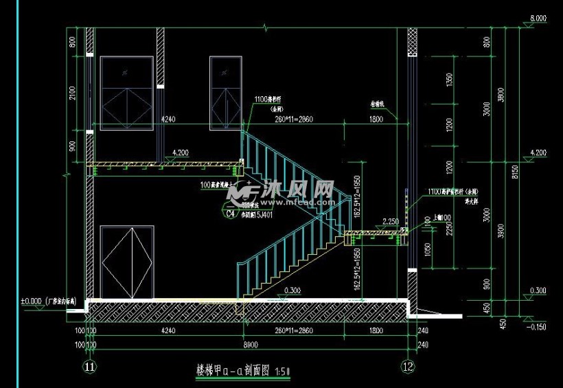楼梯剖面图