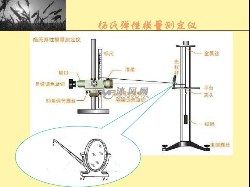 杨氏弹性模量测量仪