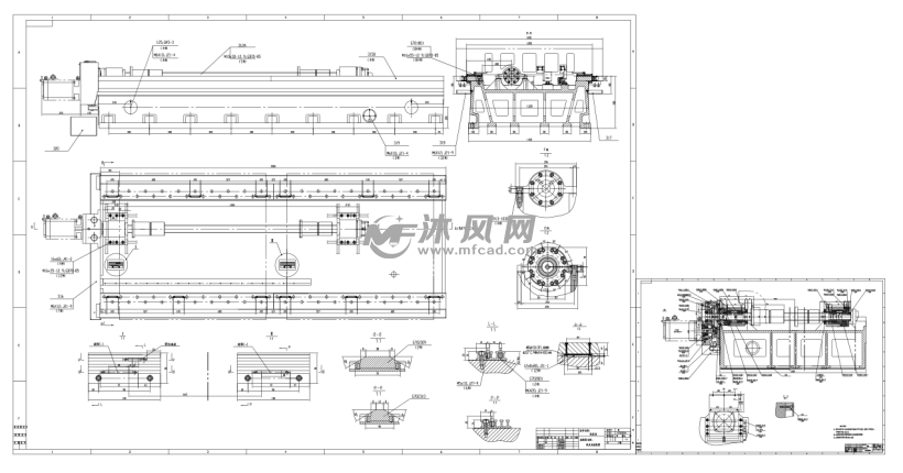 tkp6513数控落地铣镗床图纸