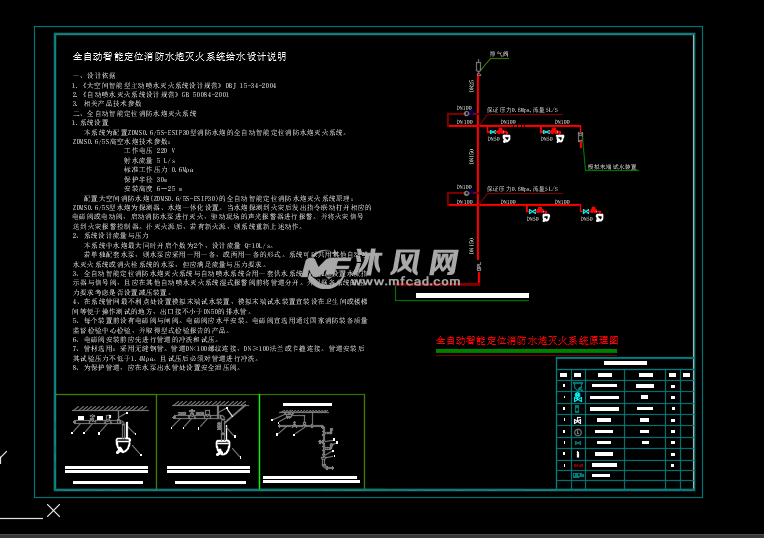 全自动智能定位消防水炮灭火系统原理图