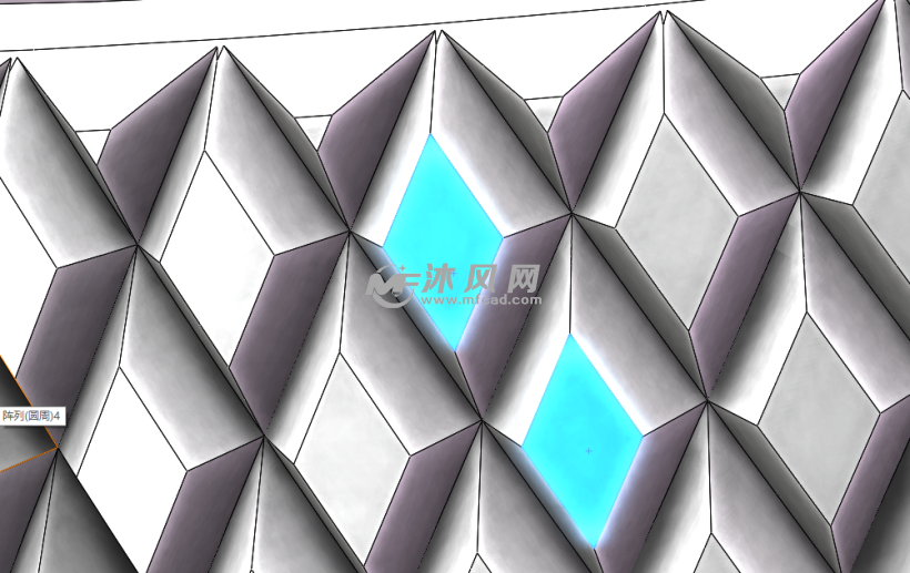 solidworks菱形花纹的建立方法