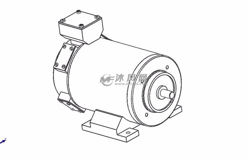 6种160zy11013-750机车专用直流电机模型