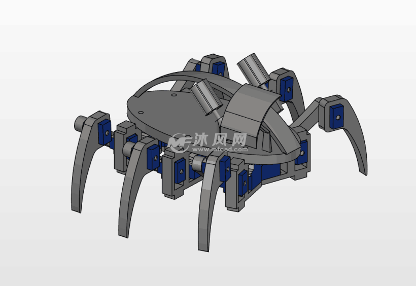 蜘蛛机器人三维