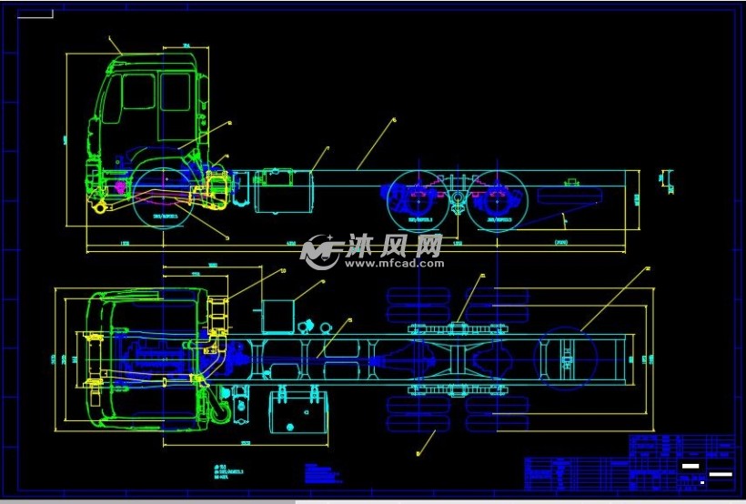 货车总布置设计图