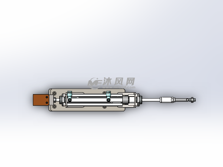 气缸推动机构模型