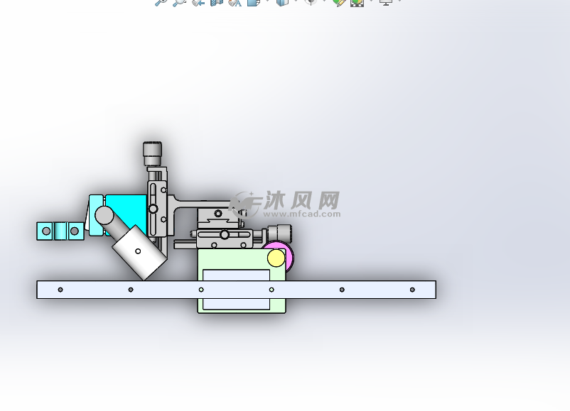 精密微调滑台机构