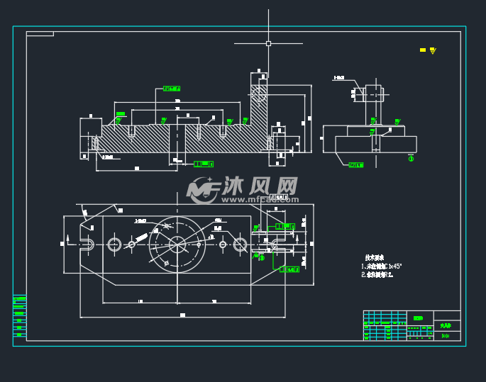 箱体夹具装配及零件图