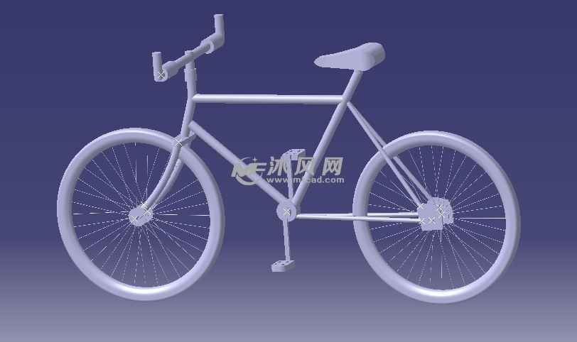 自行车单体模型