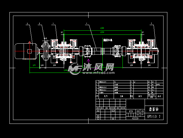 gps1531高频直线振动筛图纸