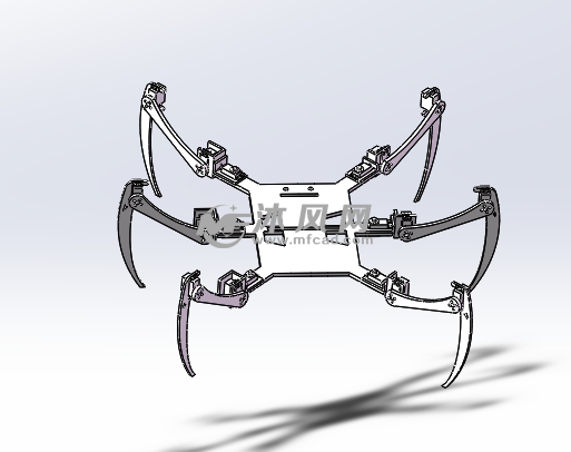 六足仿生机器人图