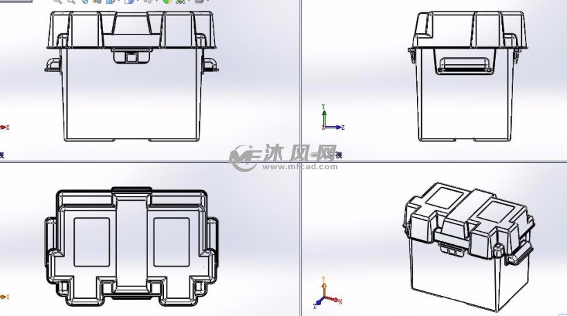 工具箱设计模型图