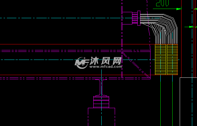 200ka预焙阳极电解槽母线配图