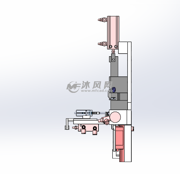 电子连接器间歇式气动送料机构