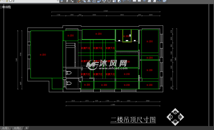 宠物医院装修设计施工图纸