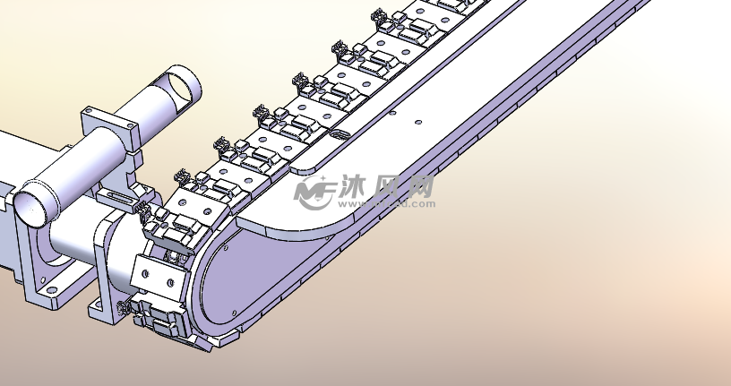 环形轨道链条输送线