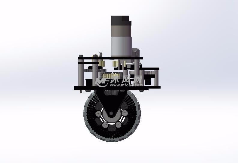 电动转向脚轮设计模型