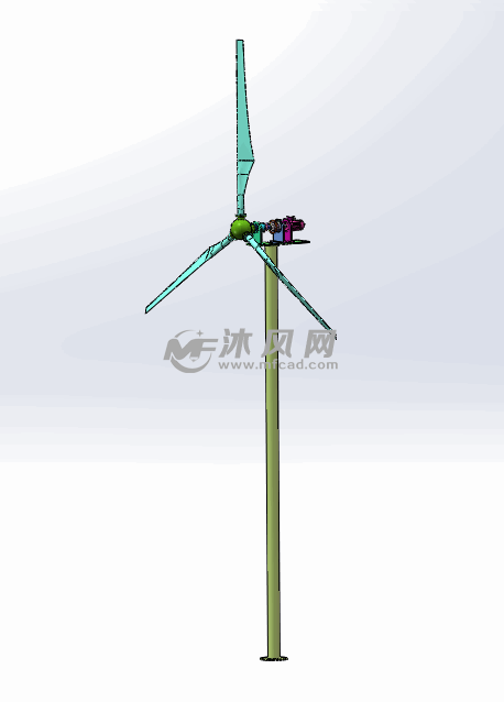 风力发电机三维设计模型