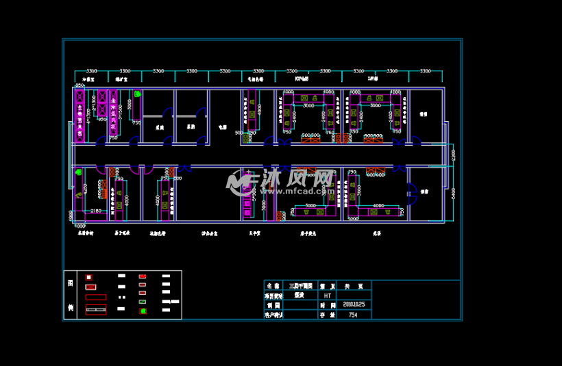 化验室平面图