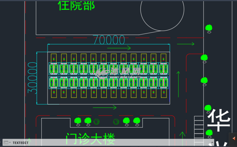 某医院垂直循环立体车库项目