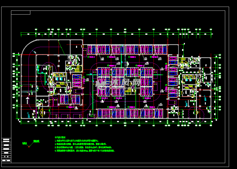立体车库平面配电图