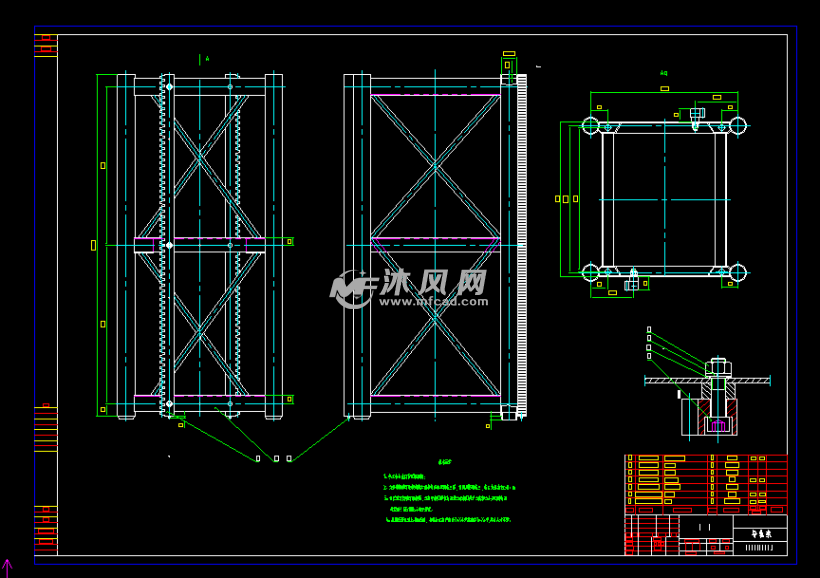 sc200施工升降机图纸