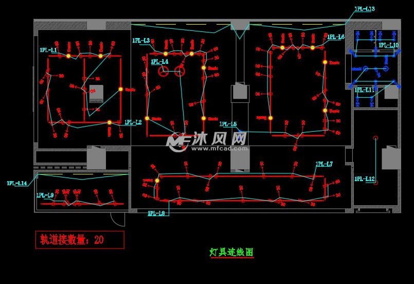 灯具连线图