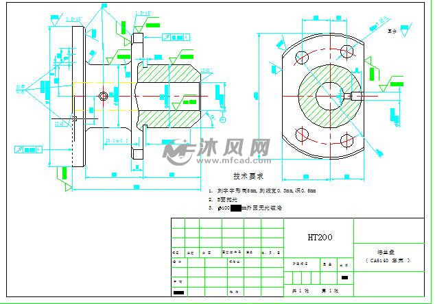 法兰盘(ca6140车床)的加工工艺过程设计