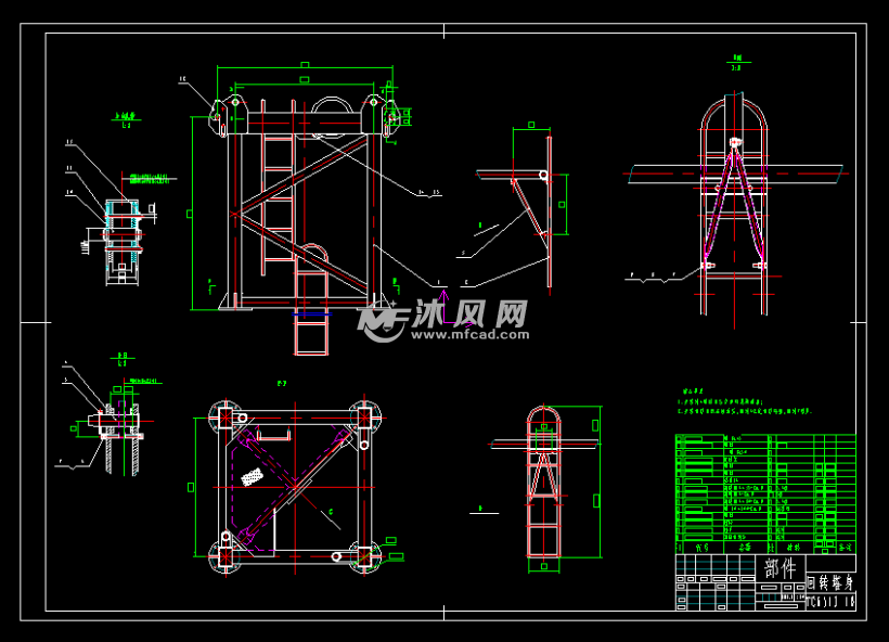 qtz125(6513)塔式起重机图纸