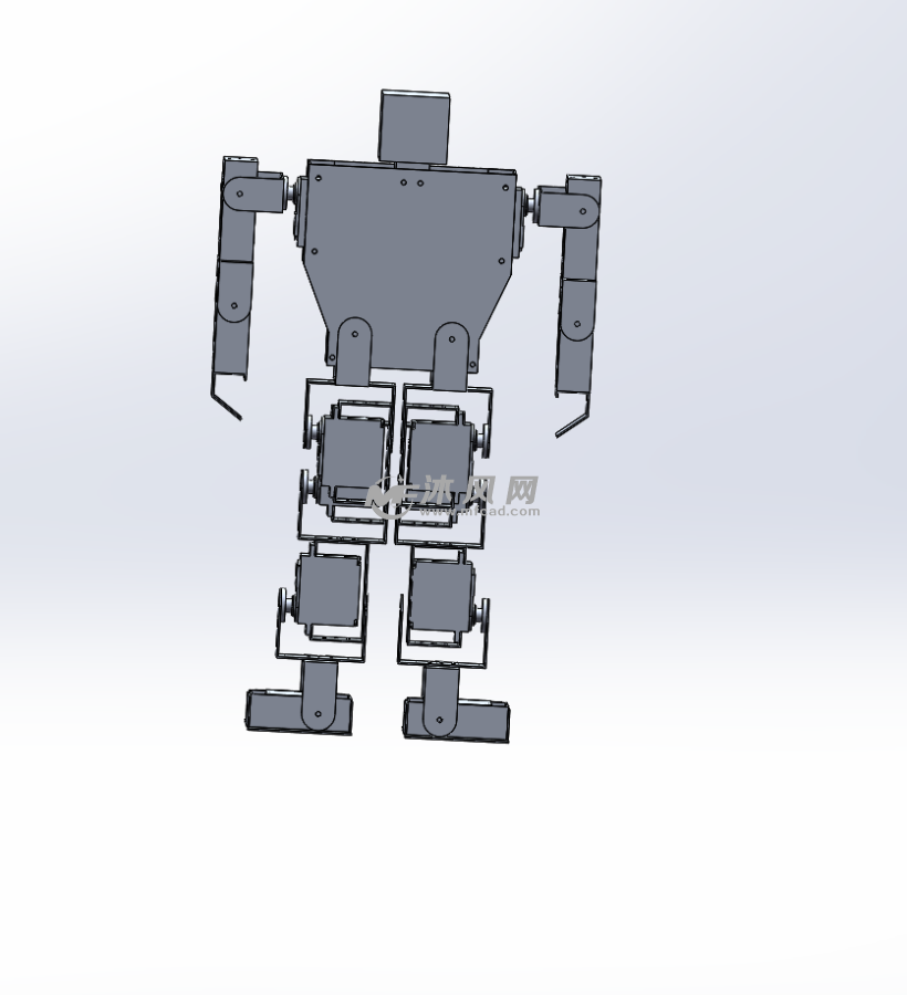 双足机器人模型设计