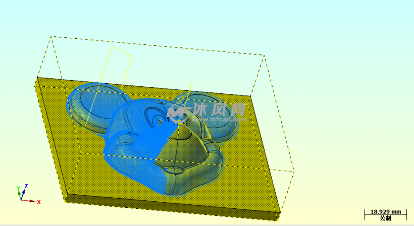 mastercamx9米奇老鼠加工编程实例教程