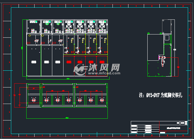 二进四出环网柜一次图