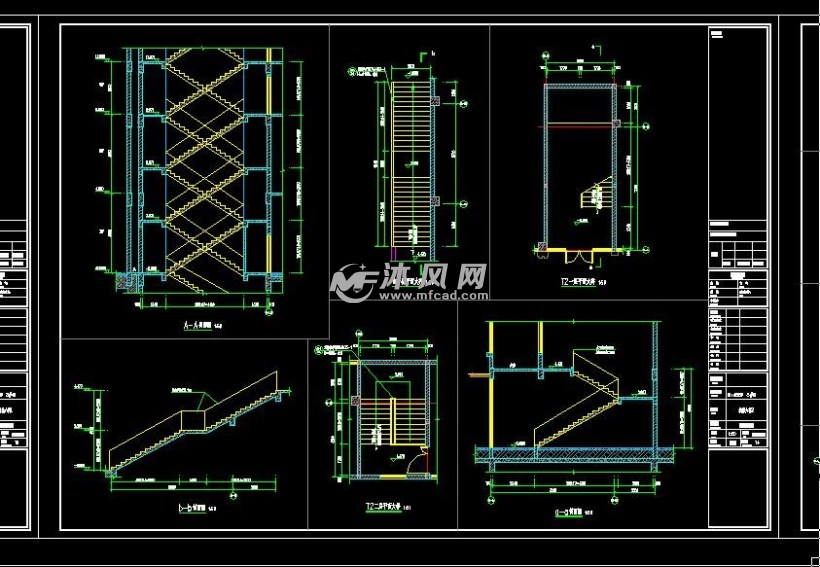 建筑楼梯图