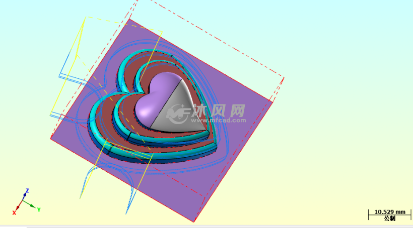 mastercamx9心形零件加工编程实例