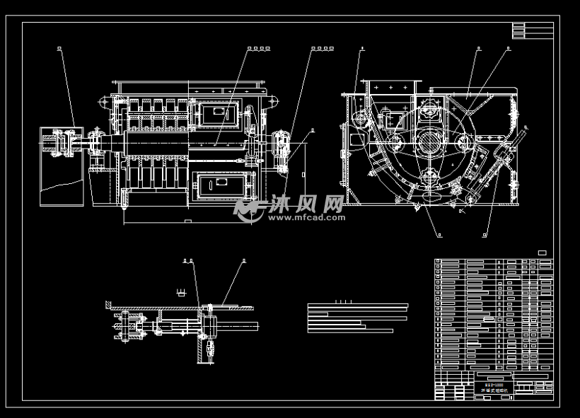 hsz-1000吨环锤式破碎机图纸