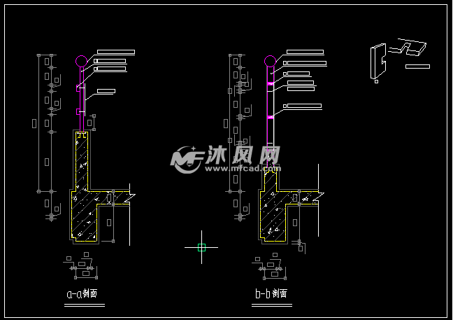 阳台设计大样图剖面图