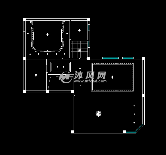 独栋设计布局2d图